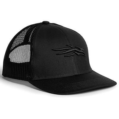 Sitka Men's Mid Pro Trucker Hunting Snapback Hat One Size Basic Black