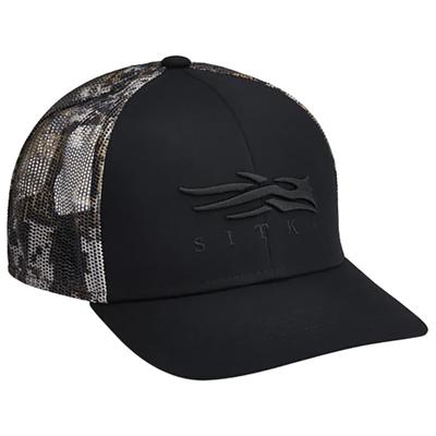 Sitka Men's Mid Pro Trucker Hunting Adjustable Hat One Size Elevated II/Black