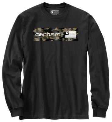 Carhartt Men's Relaxed Fit Midweight USA Graphic Long Sleeve T-Shirt