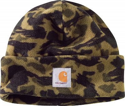Carhartt Fleece Camo Hat, Green-brown