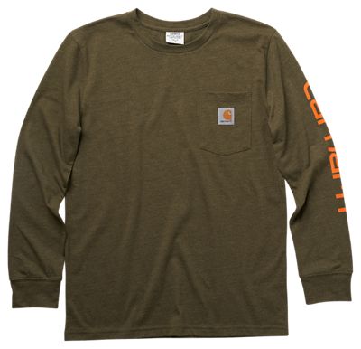 Carhartt Long Sleeve Crewneck Pocket T-Shirt