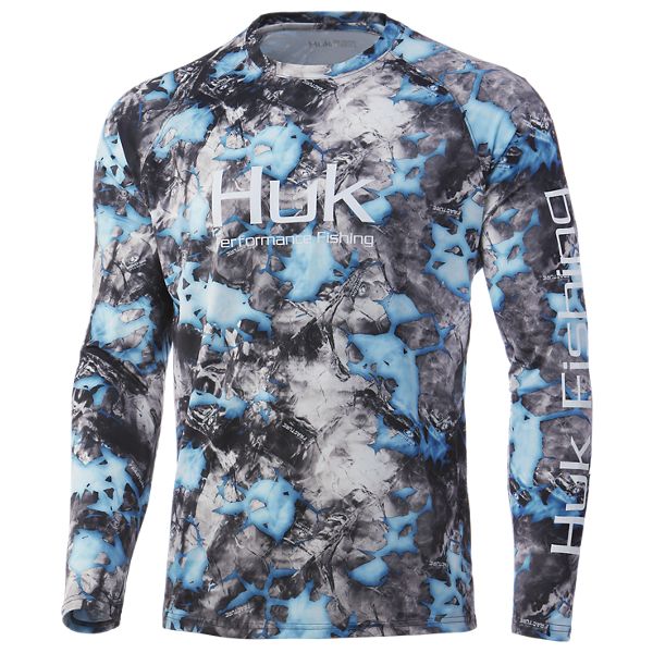 Huk Vented Mossy Oak Fracture Pursuit Long-Sleeve Shirt for
