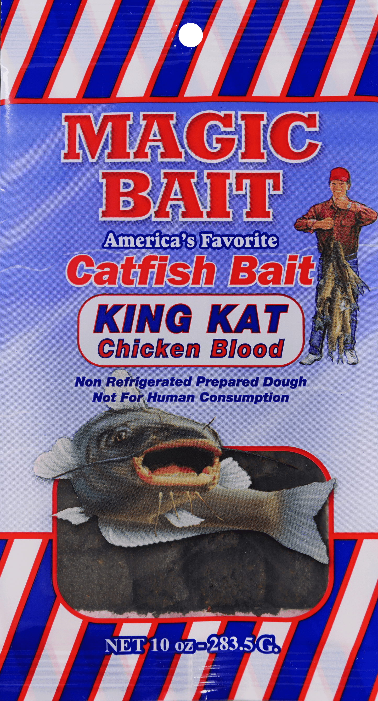 Magic Bait King Kat Chicken Blood Catfish Dough Bait 10 Oz