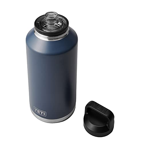Yeti Rambler 64oz Bottle Navy Blue with Chug Cap