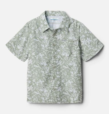 Columbia Boys PFG Slack Tide Camp Button-Down Graphic Shirt