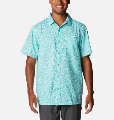 Columbia PFG Super Slack Tide Kona Print Camp Shirt for Men