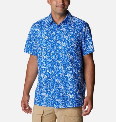 Columbia PFG Super Slack Tide Kona Print Camp Shirt for Men