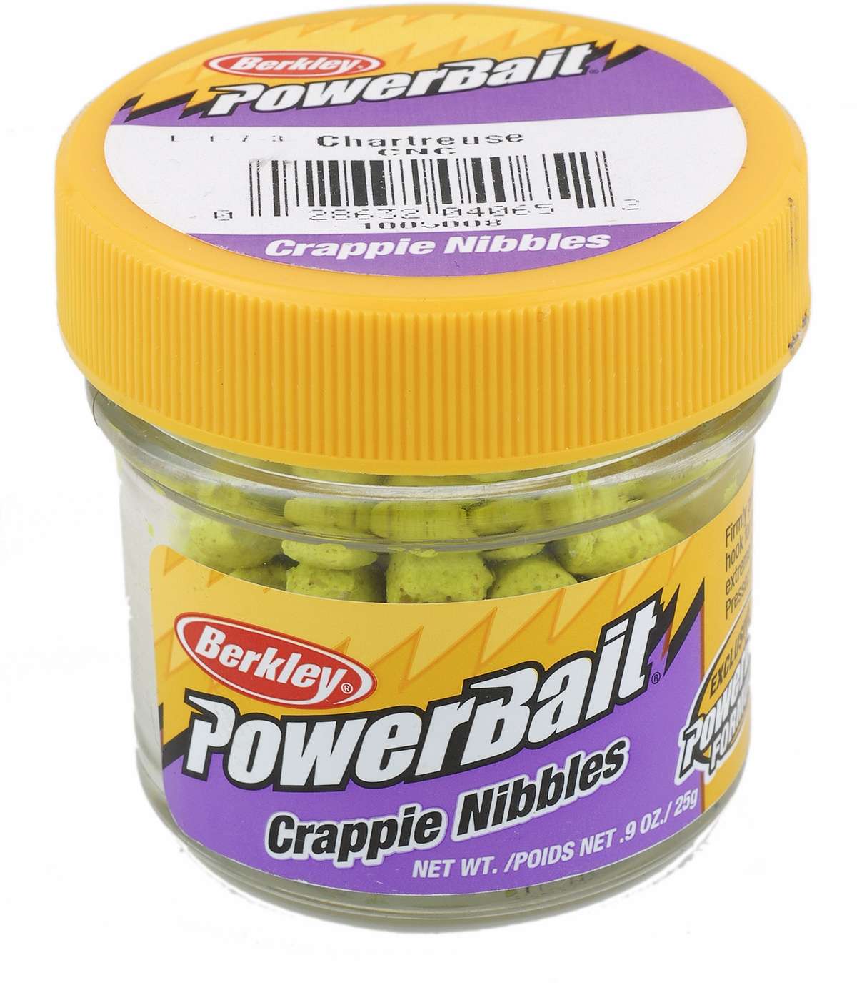Berkley PowerBait Crappie Nibbles Chartreuse