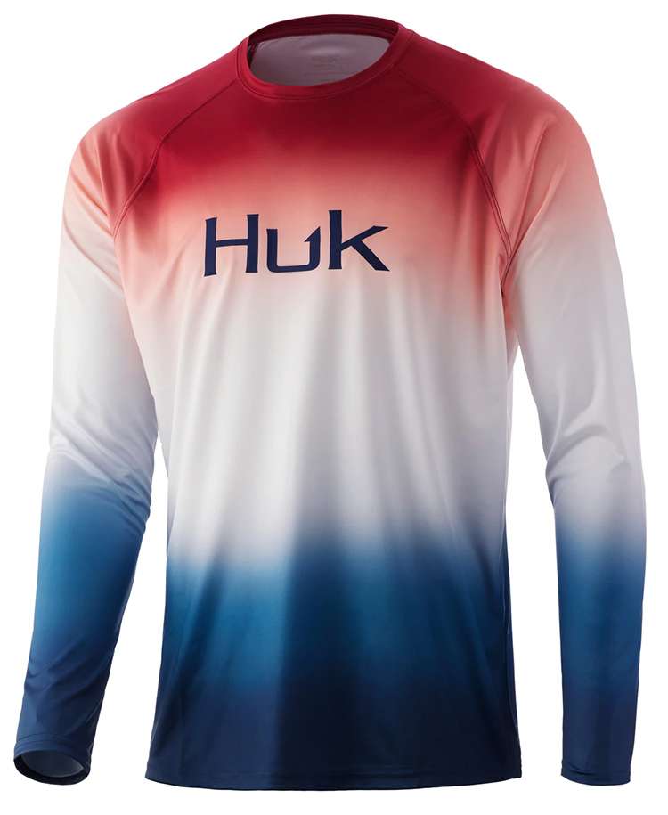 Huk Flare Fade Pursuit Long Sleeve Shirt