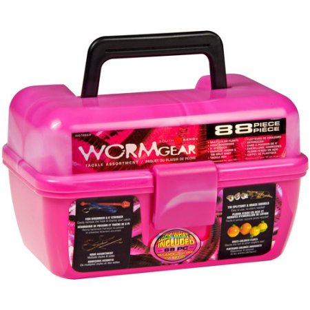 South Bend Worm Gear Tackle Box Pink