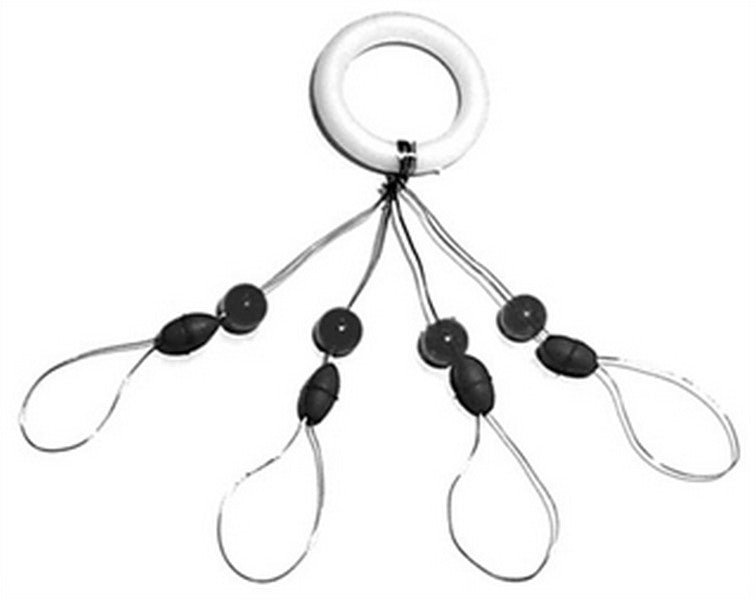 Eagle Claw 07090-005 Rubber Bobber Stop Ring Size 8-12