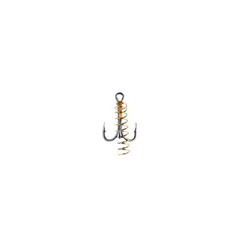 eagle claw treble fishing hooks Eagle Claw Soft Bait Treble Hook with Spring 4