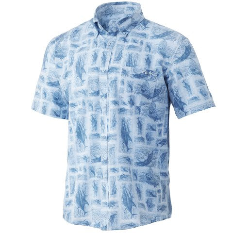 Huk KC Kona Stamped Short-Sleeve Shirt
