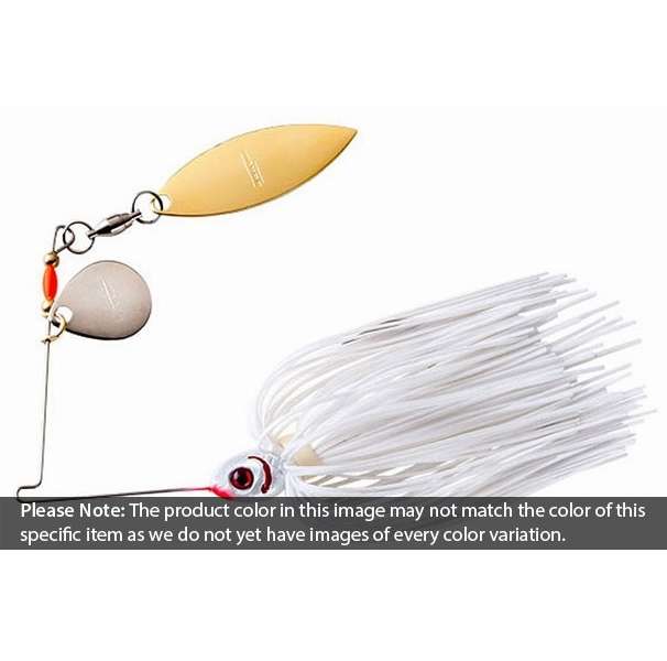 Booyah Tandem Blade Spinnerbait 1/2oz Pearl White/Satin Silver Gloim