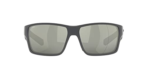 Costa Del Mar Reefton Pro Grey Silver Mirror Polarized Rectangular Men S Sunglasses 6S9080 908009 63