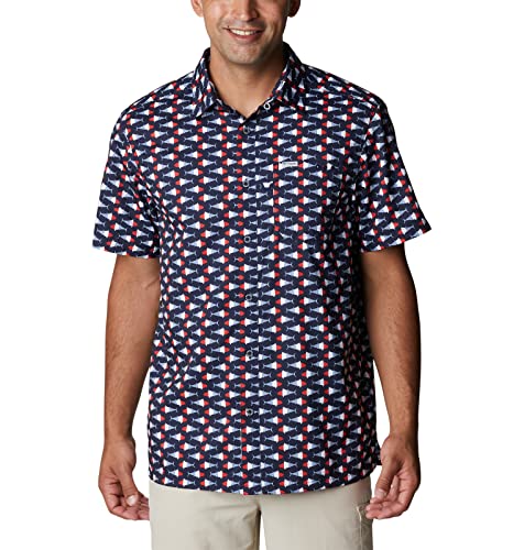 Columbia PFG Super Slack Tide Kona Print Camp Shirt for Men