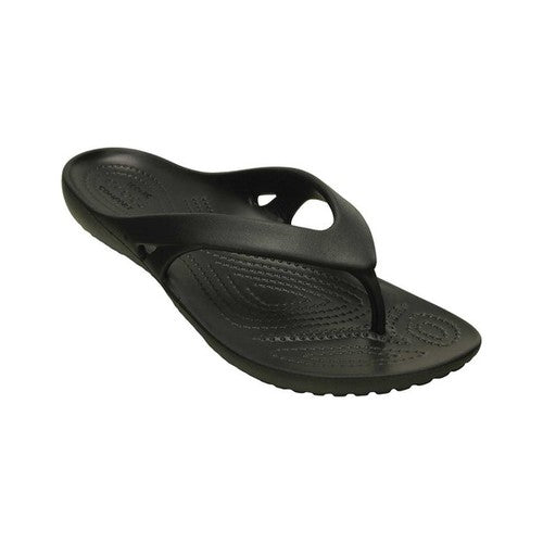Crocs Women's Kadee II Flip; Black, W6