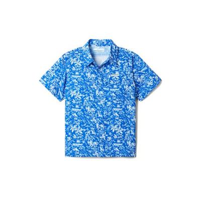 Columbia Boys PFG Slack Tide Camp Button-Down Graphic Shirt