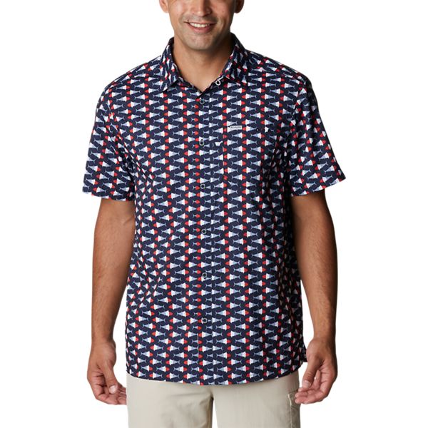 Columbia PFG Super Slack Tide Kona Print Camp Shirt for Men