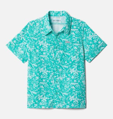 Columbia Boys PFG Slack Tide Camp Button-Down Graphic Shirt