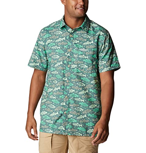 Columbia PFG Super Slack Tide Kona Print Camp Shirt for Men