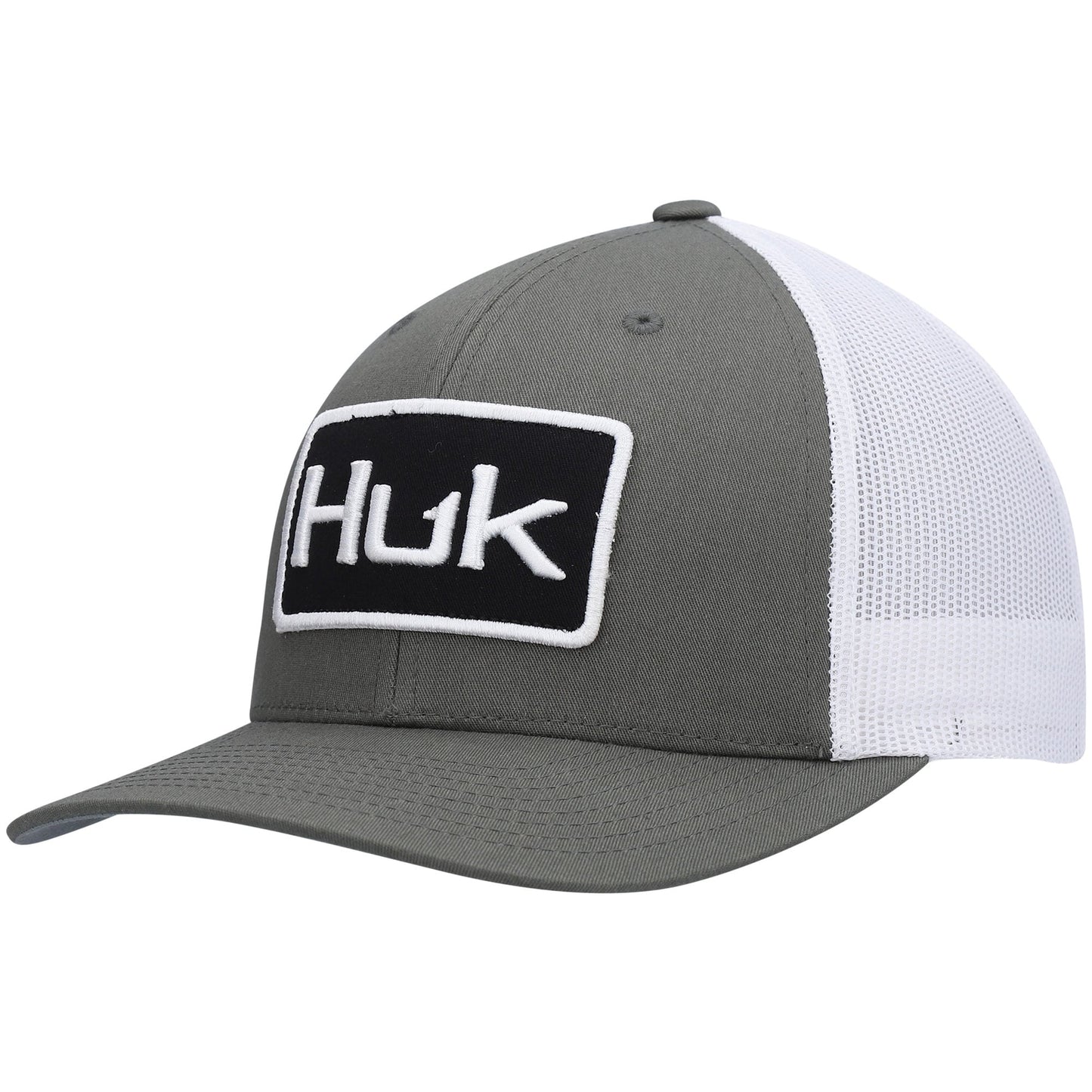 Huk Men's Solid Trucker Snapback Hat
