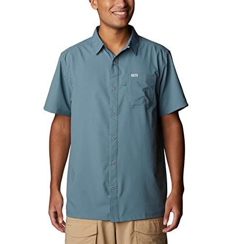 Columbia Men's Slack Tide Camp Shirt UPF 50, Short Sleeve