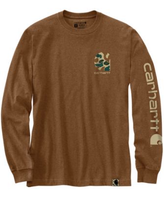 Carhartt Camo-Logo, T-shirt Long Sleeve