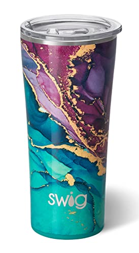 Swig Life 22oz Triple Insulated Stainless Steel Skinny Tumbler with Lid in Gems