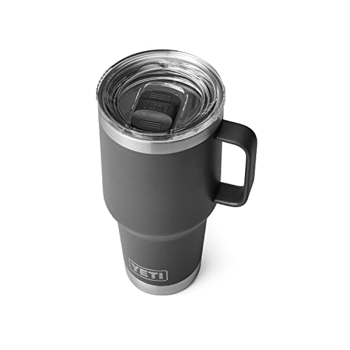 Yeti Rambler 30oz Travel Mug with Stronghold Lid Charcoal