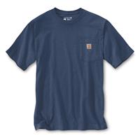 Carhartt Petite Men's Cotton/Polyester Loose Fit Heavyweight Short-Sleeve Pocket T-Shirt