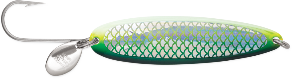 Luhr-Jensen - Coyote Spoon - 6.0 - Glow Herring Aide
