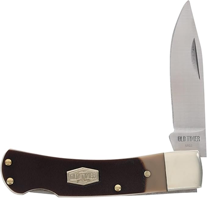 Old Timer Bearhead Lockback Pocket Knife