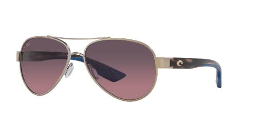 Costa Del Mar Women's Loreto Polarized Sunglasses Pearl/Rose
