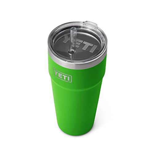 YETI Rambler 26 Oz Canopy Green BPA Free Straw Cup