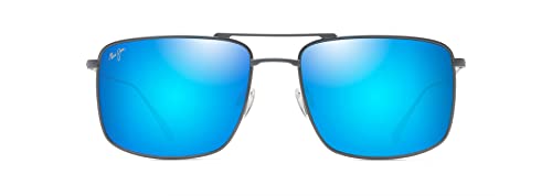 Maui Jim Aeko Sunglasses 03 - Dove Grey - Blue Hawaii Unisex Square