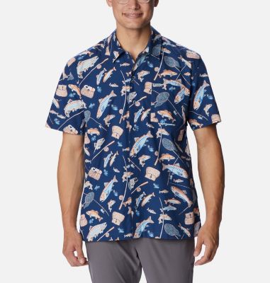 Columbia Men's PFG Trollers Best Button up Shirt