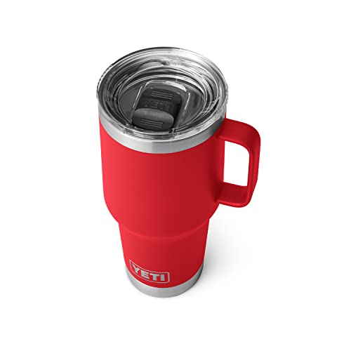 Yeti Rambler 30oz Travel Mug with Stronghold Lid Rescue Red