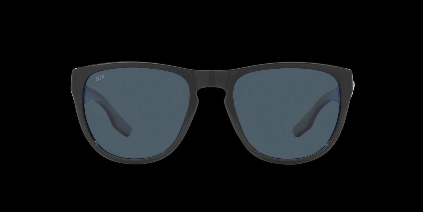 Costa Del Mar Irie Gray Polarized Polycarbonate 580P Aviator Unisex Sunglasses 6S9082 908203 55