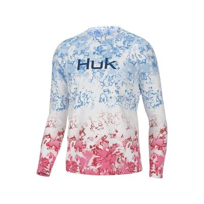Huk Men's Fade Pursuit Fin Fade Long-Sleeve Shirt