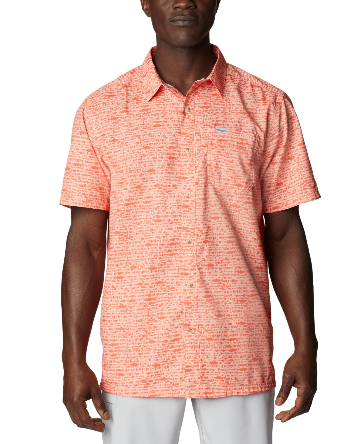 Columbia PFG Super Slack Tide Kona Print Camp Shirt for Men