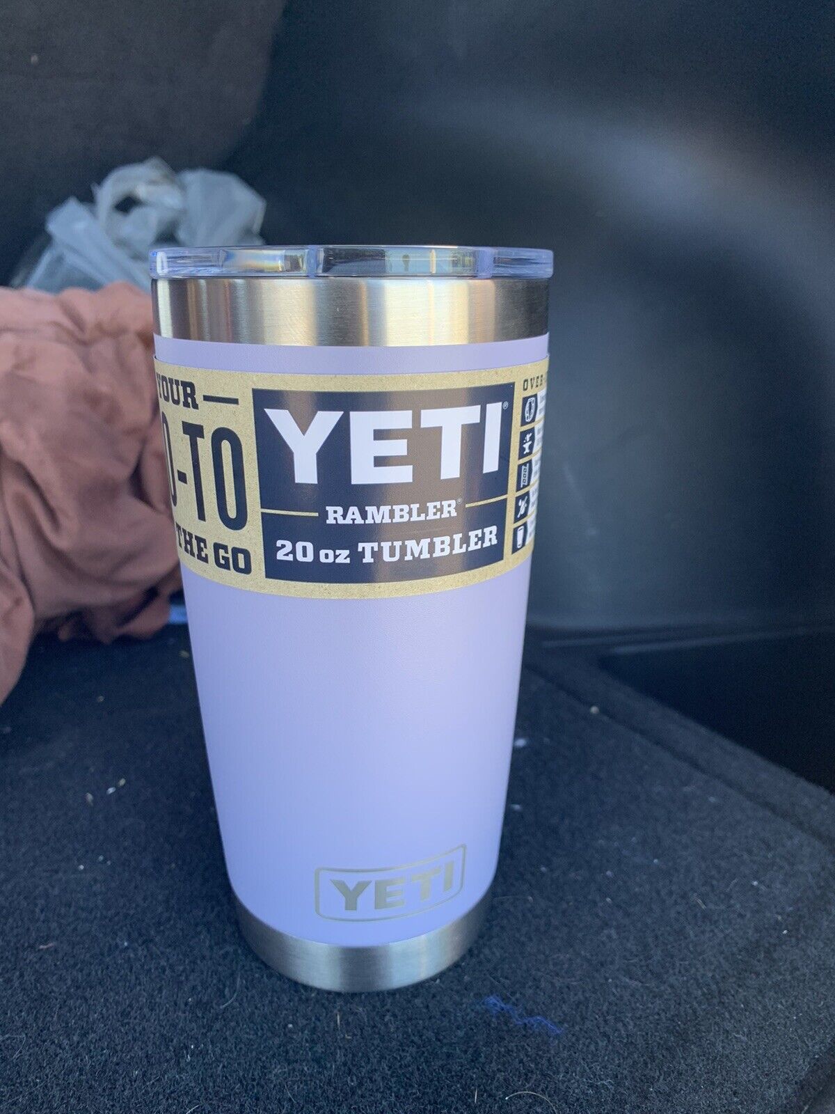 Yeti Rambler 20 Oz Tumbler with Magslider Lid Cosmic Lilac