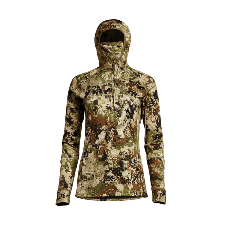 Sitka Women's Fanatic Hoodie Long Sleeve 1/4 Zip