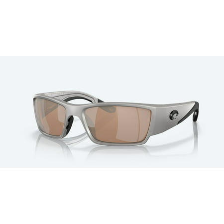 Costa Del Mar Corbina Pro Sunglasses Frame Color: Silver Metallic Lens Color: Copper Silver Mirror 580G