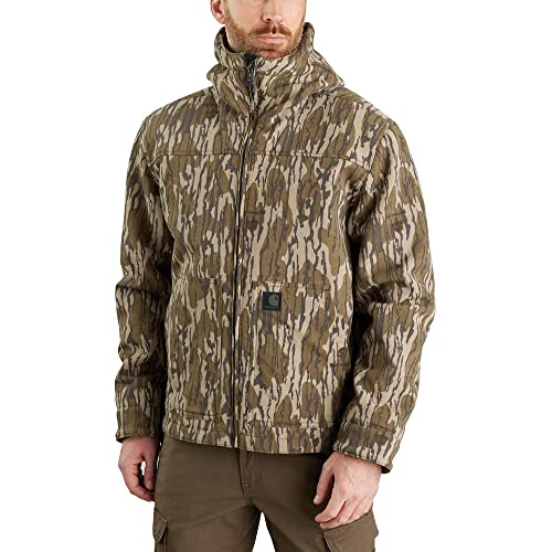 Carhartt Men's Super Dux Relaxed Fit Camo Sherpa-Lined Active Work Softshell Jacket