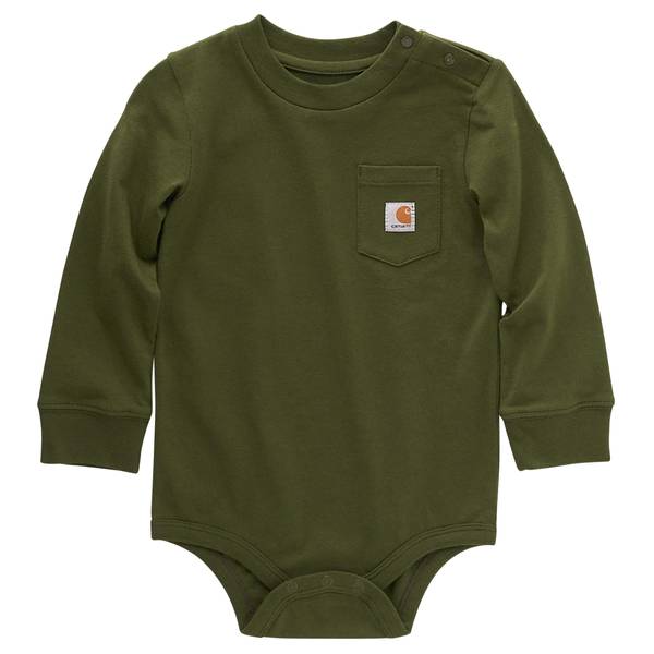Carhartt Infant Pocket Long Sleeve Bodysuit