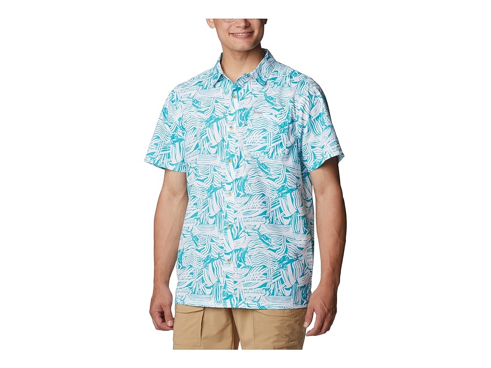 Columbia PFG Super Slack Tide Kona Print Camp Shirt for Men
