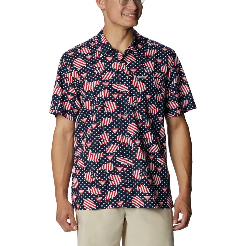 Columbia Men's PFG Trollers Best Button up Shirt
