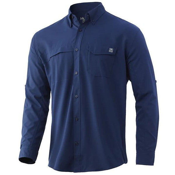 Men's Huk Tide Point Long Sleeve Button up Shirt