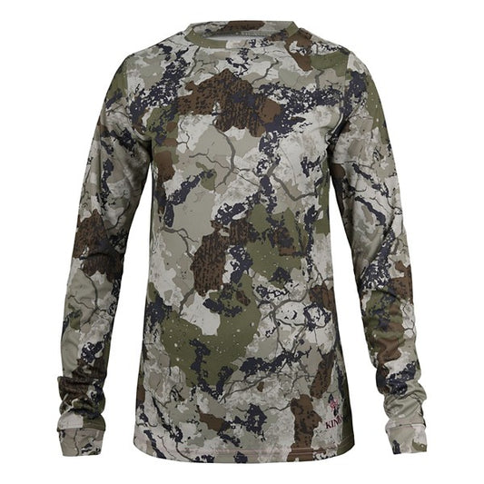 Women's King's Camo Long Sleeve T-Shirt XLarge Xk7